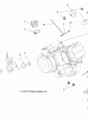 ENGINE MOUNTING - A14MB46TH (49ATVENGINEMTG11SP500)