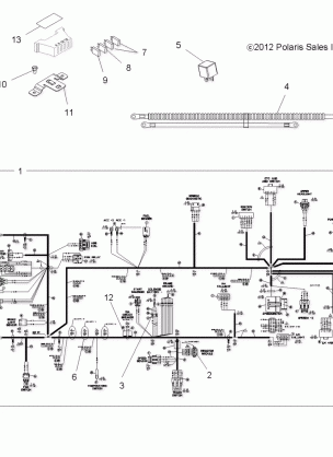 ELECTRICAL HARNESSES - A14MB46TH (49ATVHARNESS13SP400)