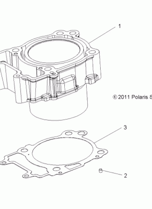 ENGINE CYLINDER - A14MH57AA / AC / AD (49RGRCYLINDER12RZR570)