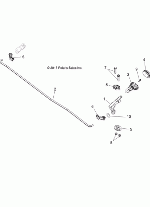 DRIVE TRAIN GEAR SELECTOR - A14BH33FJ (49ATVGEARSELECT14SP325)