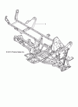 CHASSIS FRAME - A14MH5EAA / EAC / EAJ (49ATVFRAME14SP570)