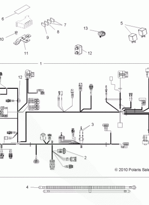 ELECTRICAL HARNESSES - A14MH76FD (49ATVHARNESS11SP800)