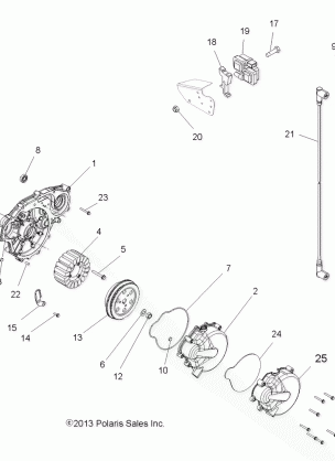 ELECTRICAL IGNITION SYSTEM - A14CF76AA (49ATVIGNITION146X6)