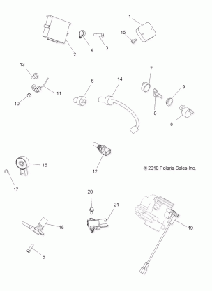 ELECTRICAL SWITCHES and SENSORS and ECM - A14CF76AA (49ATVELECT116X6)