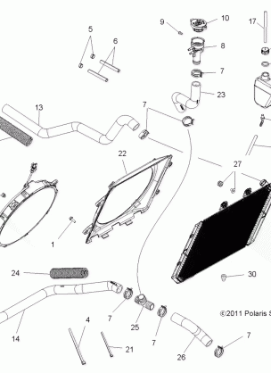 ENGINE COOLING SYSTEM - A14CF76AA (49ATVCOOL12SP6X6)