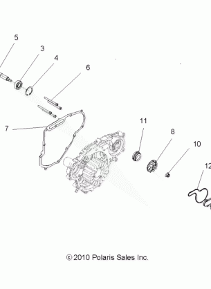 ENGINE OIL PUMP and WATER PUMP - A14CF76AA (49ATVOILPUMP116X6)