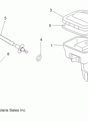 STEERING CONTROLS and THROTTLE ASM. and CABLE - A14CF76AA (49ATVCONTROLS096X6)