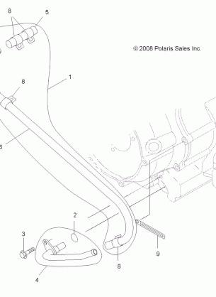 ENGINE BREATHER - A14TN5EAA / EAD (49ATVBREATHER09SPXP550)