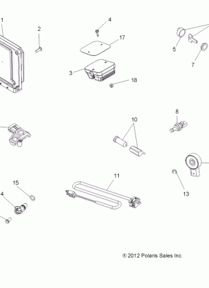 ELECTRICAL SWITCHES SENSORS ECU and CONTROL MODULES - A14TN5EAI (49ATVSWITCHES12SPTRGEPS550)