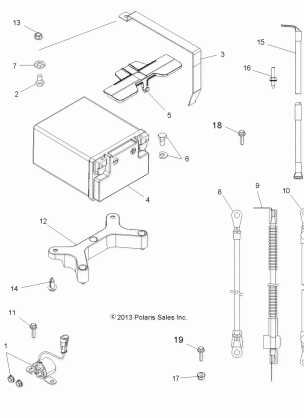 ELECTRICAL BATTERY - A14TN5EAI (49ATVBATTERY14SP550)