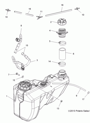 BODY FUEL TANK MAIN - A14YN8EAJ / EAT (49MVFUEL14SP850)