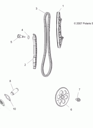 ENGINE CAM CHAIN - A14YN8EAJ / EAT (49ATVCAMCHAIN09Q60)