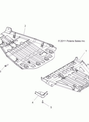 BODY SKID PLATES - A14YN8EAJ / EAT (49MVSKIDPLATE12SP850)