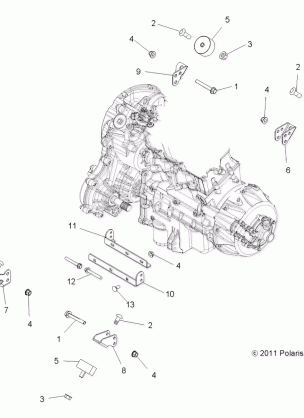 ENGINE MOUNTING - A14YN8EAJ / EAT (49MVENGINEMTG12SP850)