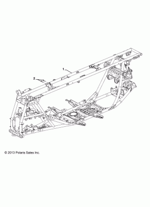 CHASSIS MAIN FRAME - A14YN8EAJ / EAT (49MVFRAME14850WV)