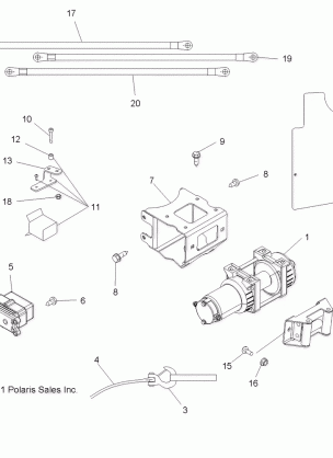 OPTIONS WINCH - A14YN8EAJ / EAT (49MVWINCH12SP850)