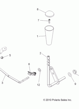 DRIVE TRAIN GEAR SELECTOR - A14YN8EAJ / EAT (49ATVGEARSELECT11SPTRG850)