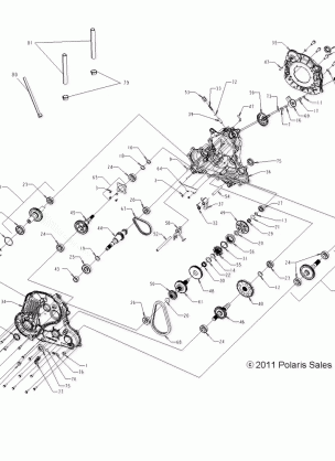 DRIVE TRAIN MAIN GEARCASE - A14YN8EAJ / EAT (49MVGEARCASE1333055)