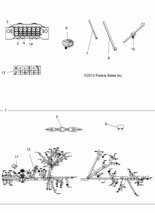 ELECTRICAL HARNESS - A14YN8EAJ / EAT (49MVHARNESS14SP850)