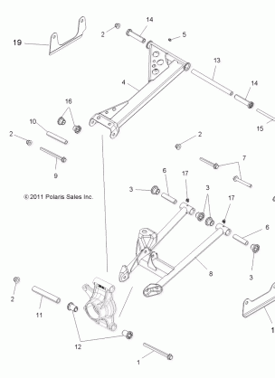 SUSPENSION REAR - A14YN8EAJ / EAT (49MVSUSPRR12SP850)