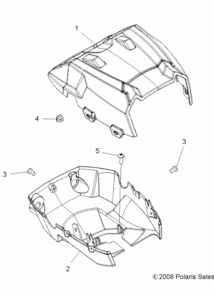 BODY HEADLIGHT POD - A14ZN5EFM (49ATVHEADLIGHT09SPXP550)