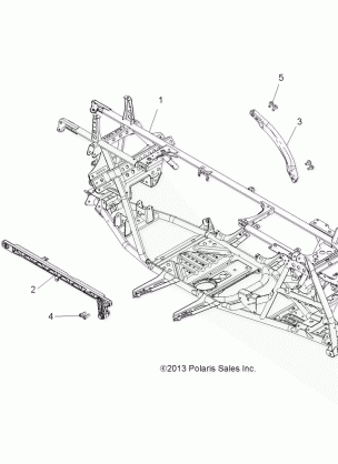 CHASSIS MAIN FRAME - A14ZN5EAB / C / M / S (49ATVFRAME14SP550)
