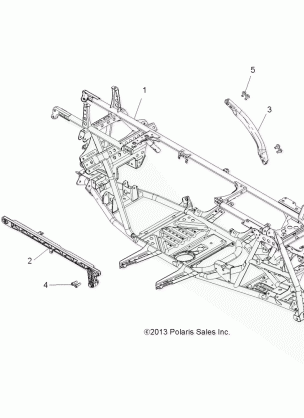 CHASSIS MAIN FRAME - A14ZN5EFM (49ATVFRAME14SP550)