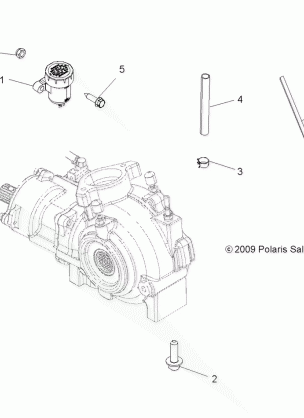 DRIVE TRAIN GEARCASE MOUNTING FRONT - A14ZN5EFM (49ATVGEARCASEMTG10SPXP550)