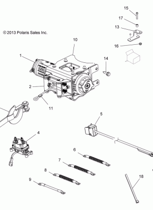 OPTIONS WINCH - A14ZN8EAB / EAP  (49ATVWINCH14F800)