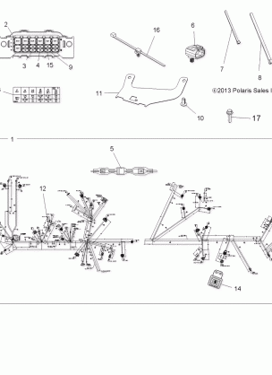 ELECTRICAL HARNESS - A14ZN8EFP (49ATVHARNESS14SP850F)