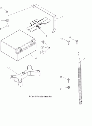 ELECTRICAL BATTERY - A13GH85AJ / EAK (49ATVBATTERY13850SCRAM)