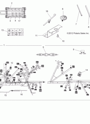 ELECTRICAL HARNESS EPS - A13GH8EAK (49ATVHARNESS13SCRAM850)