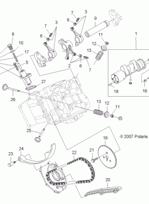 ENGINE VALVES and CAMSHAFT - A13MB46TH (49ATVVALVE08SP500)