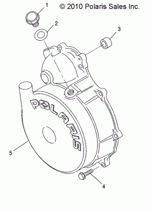 ENGINE FLYWHEEL COVER - A13MH46AF / AX / MS46AX (49RGRFLYWHEELCVR11500EFI)