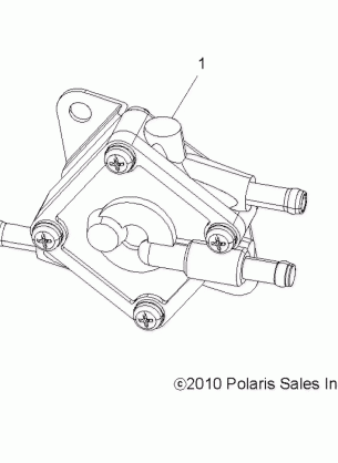 ENGINE FUEL PUMP - A13MH46AF / AX / MS46AX (49ATVFUELPUMP11SP500)