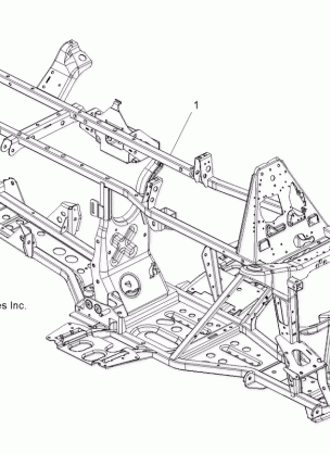 CHASSIS FRAME - A13MH46AF / AX / MS46AX (49ATVFRAME11SP500)