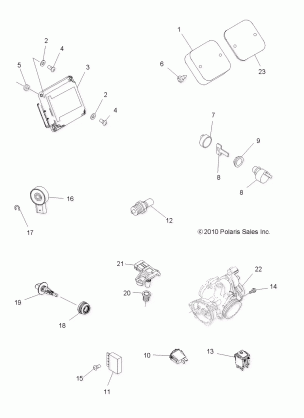 ELECTRICAL SWITCHES and SENSORS and ECM - A13MN50ET / EX (49ATVELECT11SP500TR)