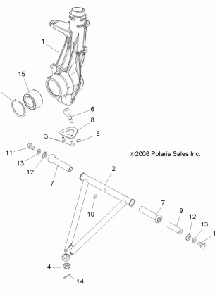 SUSPENSION A-ARM and STRUT MOUNTING - A13NA32AA (49ATVSUSPFRT11TBLZR)