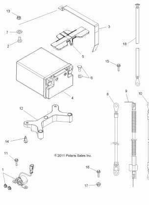 ELECTRICAL BATTERY - A13TN55FA (49ATVBATTERY12SPEPS550)