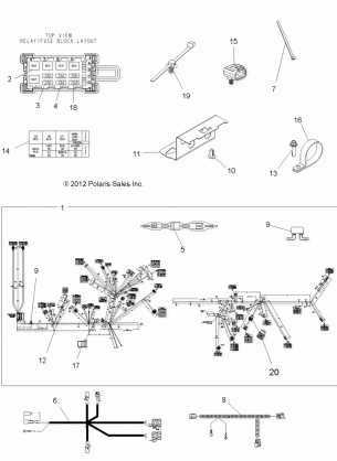 ELECTRICAL HARNESS - A13ZN5EAD / K / L / T (49ATVHARNESS13SPEPS550)