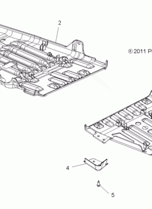 BODY SKID PLATES - A13ZN85AA / AQ / AZ (49ATVSKIDPLATE12SPXP850)