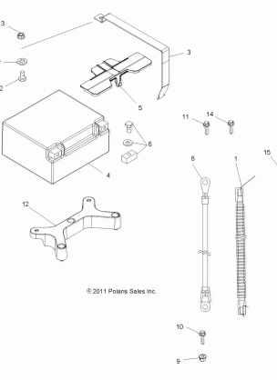 ELECTRICAL BATTERY - A13ZN85AA / AQ / AZ (49ATVBATTERY12SPXP850)