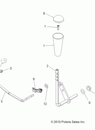 DRIVE TRAIN GEAR SELECTOR - A13DN5EAF / EAR (49ATVGEARSELECT11SPTRGEPS550I)