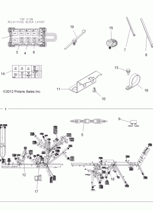 ELECTRICAL HARNESS - A13DN5EAF / EAR (49ATVHARNESS13SPTRG550)