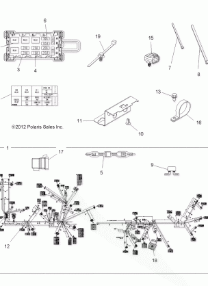 ELECTRICAL HARNESS - A13DN5EFL (49ATVHARNESS13SPTRGEPS550I)