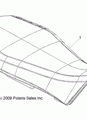 BODY SEAT ASM. - A13EA32AA (49ATVSEAT10BOSS)