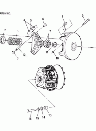 DRIVE TRAIN PRIMARY CLUTCH - A13EA32AA (4999202939920293B12)