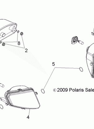 ELECTRICAL HEADLIGHTS TAILIGHTS and BULBS - A13EA32AA (49ATVHEADLIGHT10BOSS)