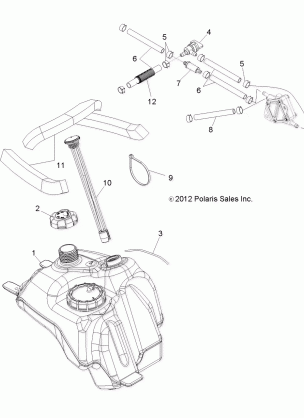 BODY FUEL SYSTEM - A13EA32AA (49ATVFUEL13BOSS)