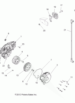 ELECTRICAL IGNITION SYSTEM (Built 6 / 04 / 12 and After) - A12CF76AA (49ATVIGNITION136X6)